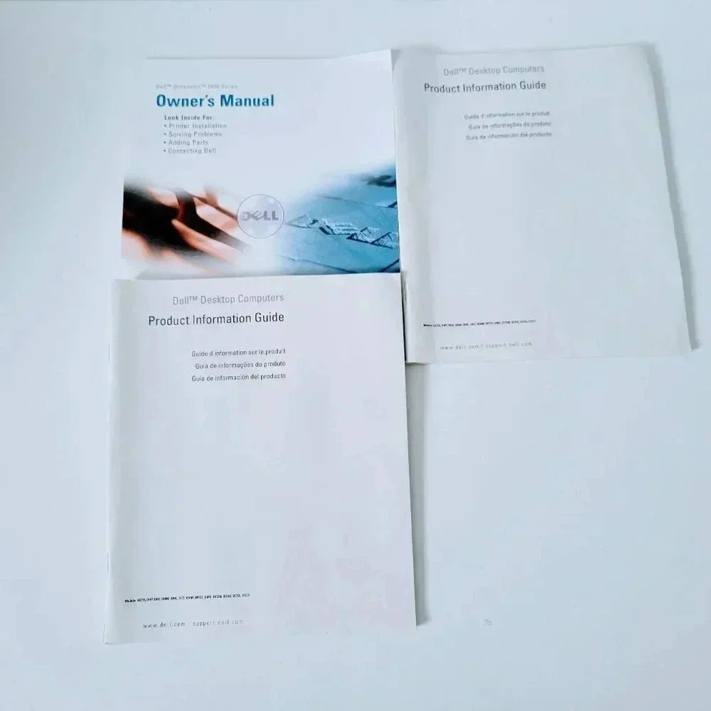 Dell Dimension Owner's Manual & Product Guides